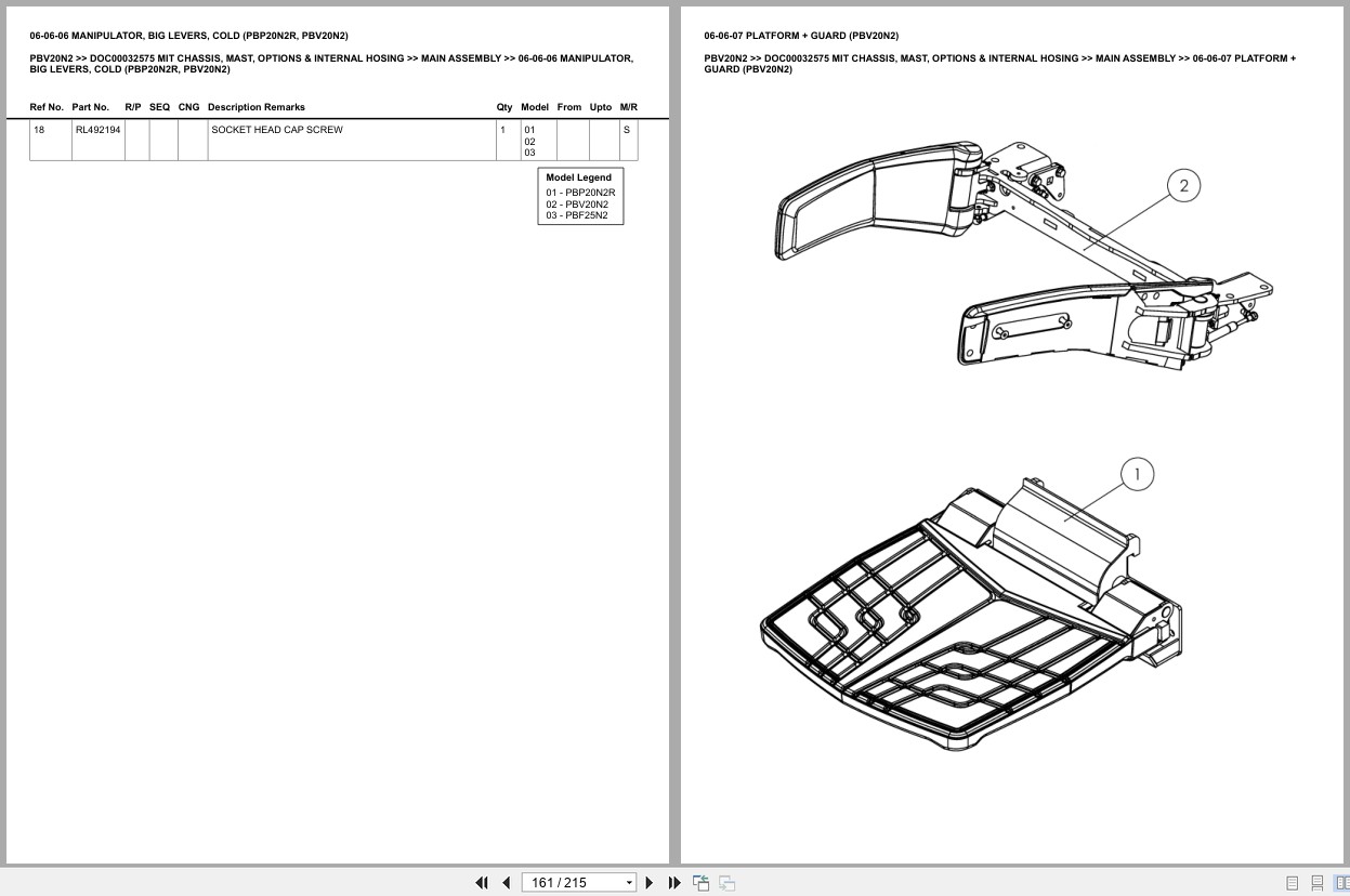 Mitsubishi Forklift PBV20N2 Europe Parts Catalog (2)