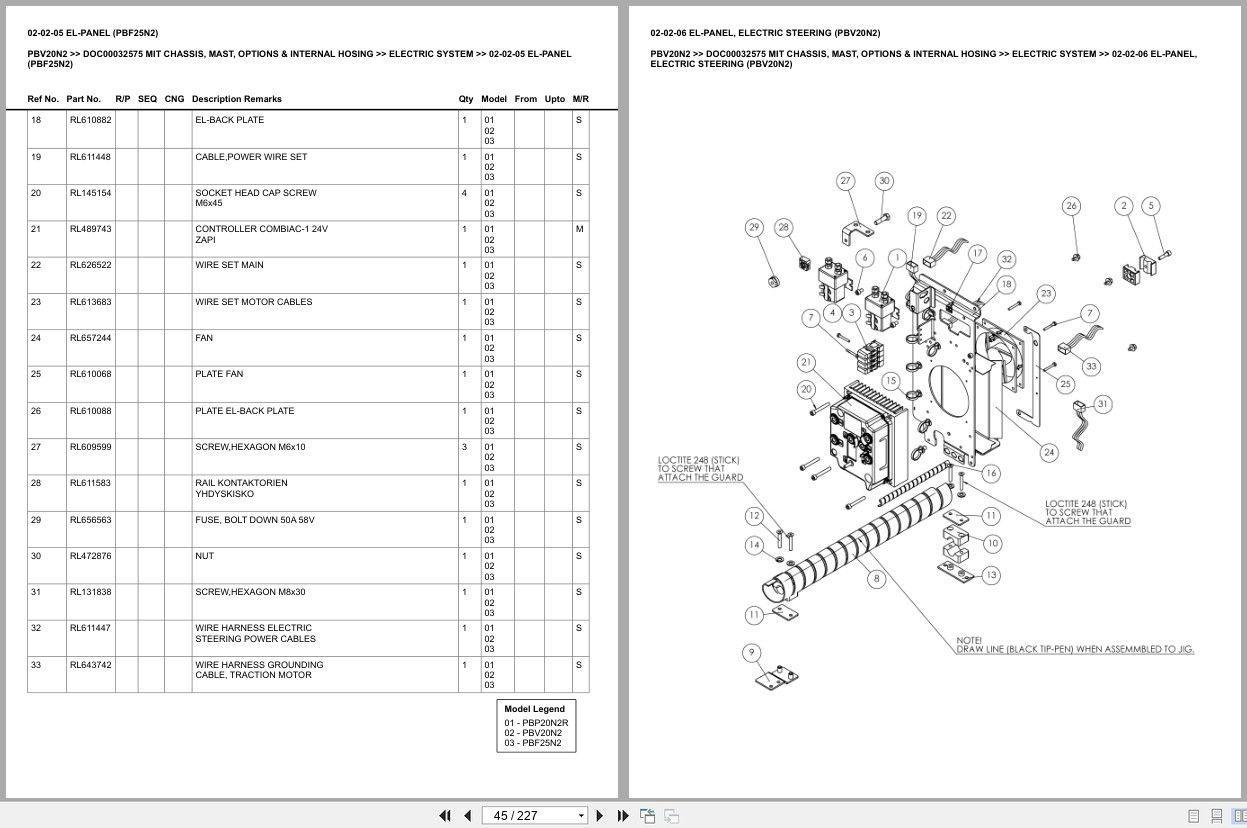 Mitsubishi Forklift PBV20N2 Europe Parts Catalog (3)