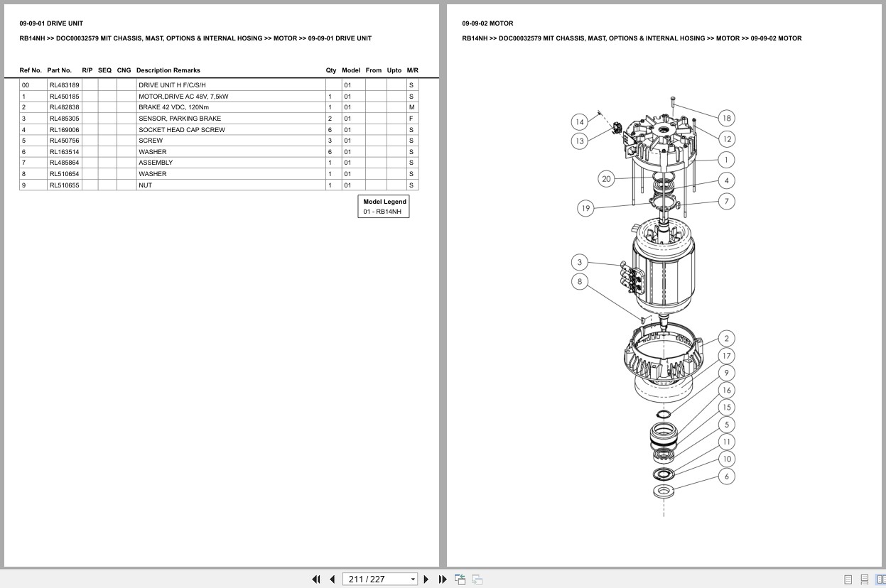 Mitsubishi Forklift RB14NH Europe Parts Catalog (3)