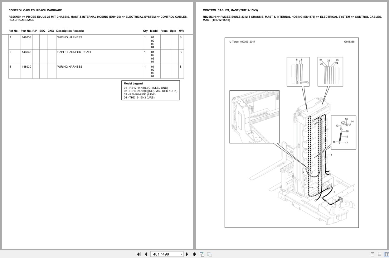 Mitsubishi Forklift RB25N3H Europe Parts Catalog (2)