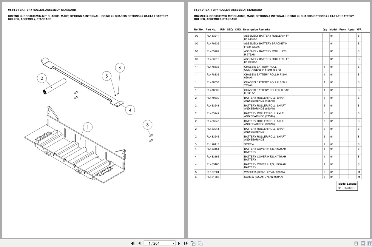 Mitsubishi Forklift RB25NH Europe Parts Catalog (3)
