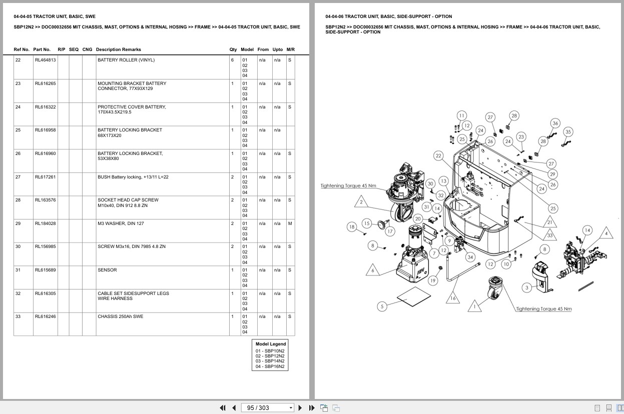 Mitsubishi Forklift SBP12N2 Europe Parts Catalog (2)