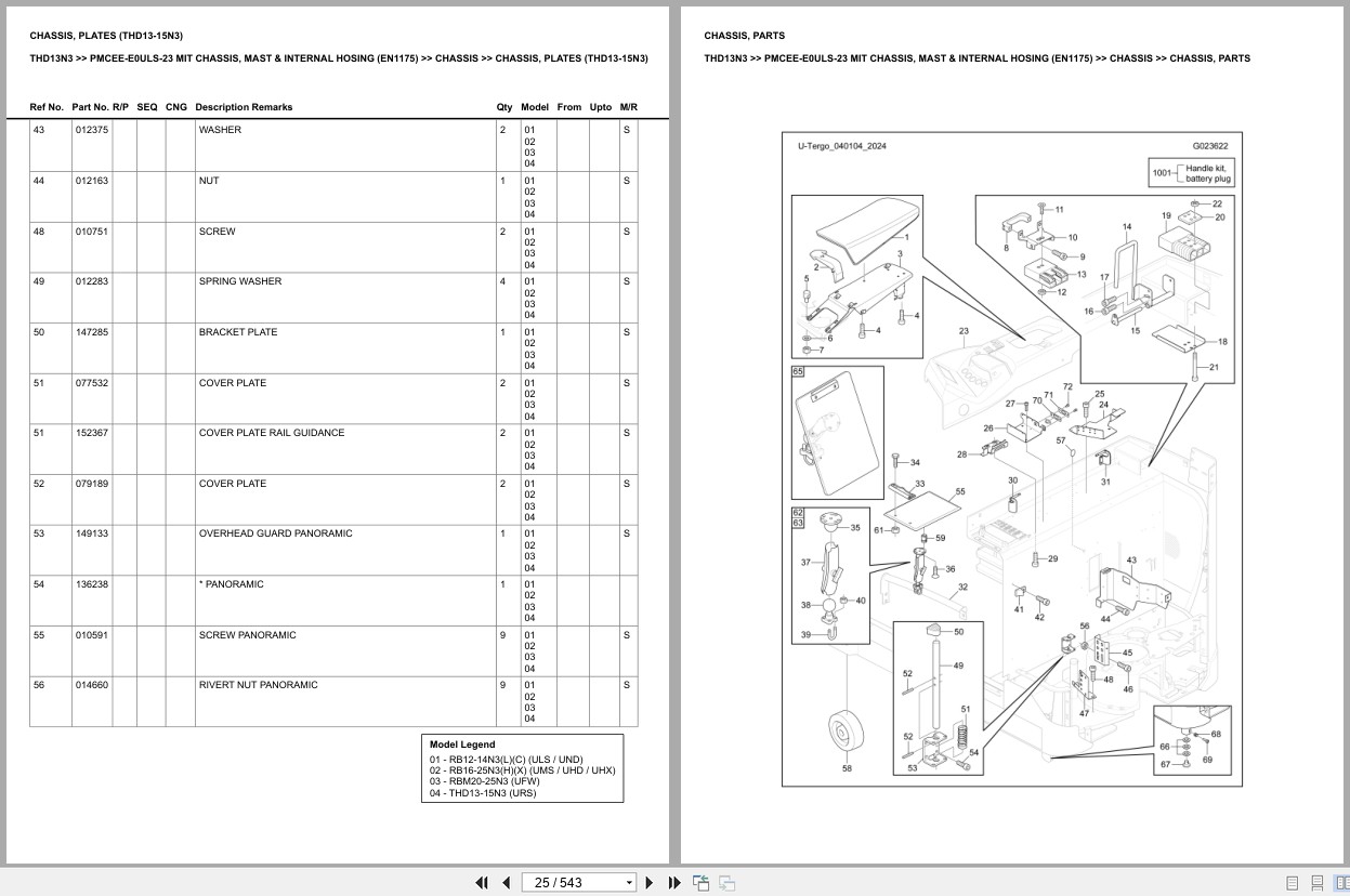 Mitsubishi Forklift THD13N3 Europe Parts Catalog (2)