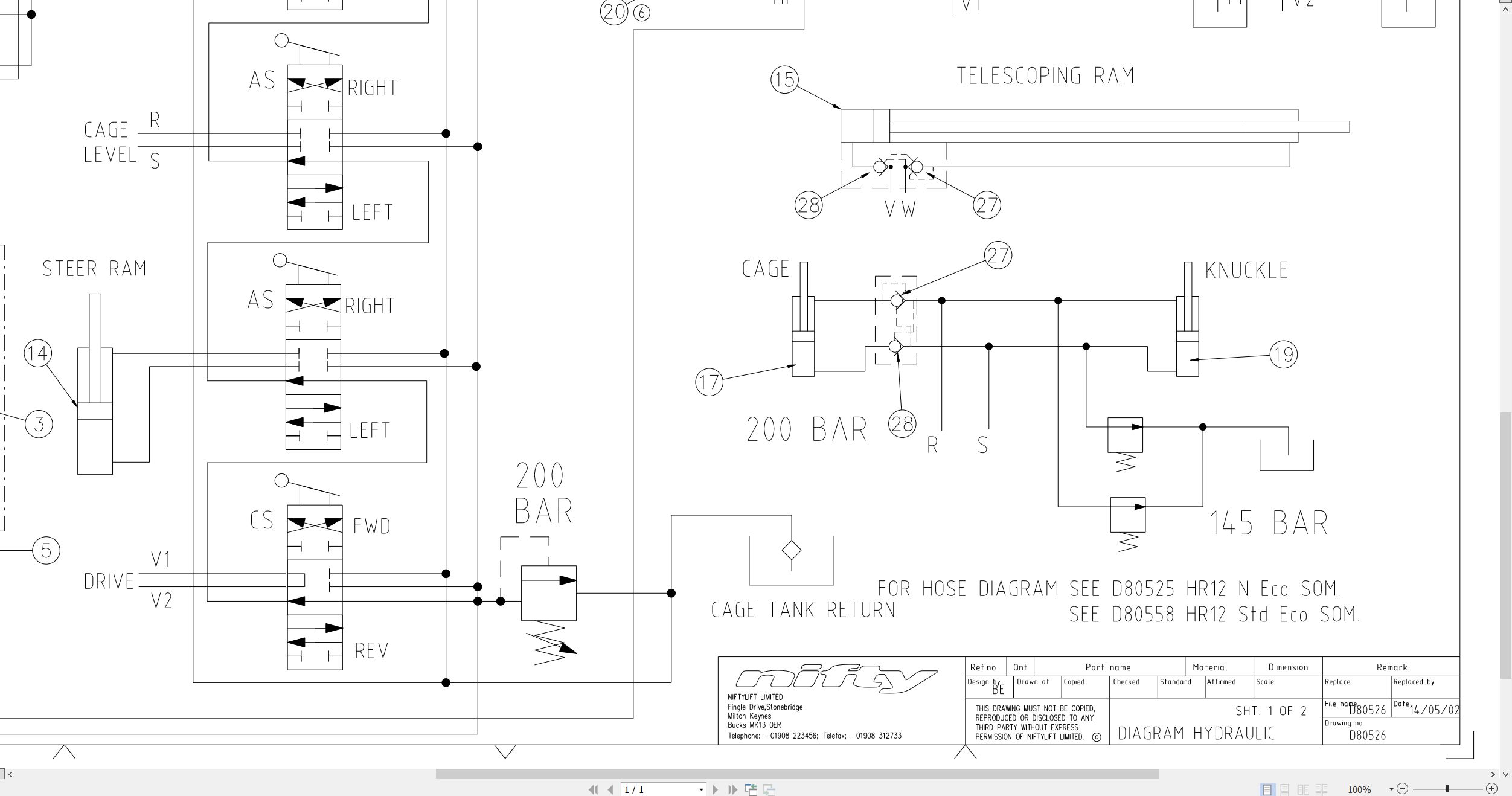 NIFTYLIFT Articulating Boom Lifts HR12N 22057 Operating Parts Manual And Diagram 2011 EN FR (3)
