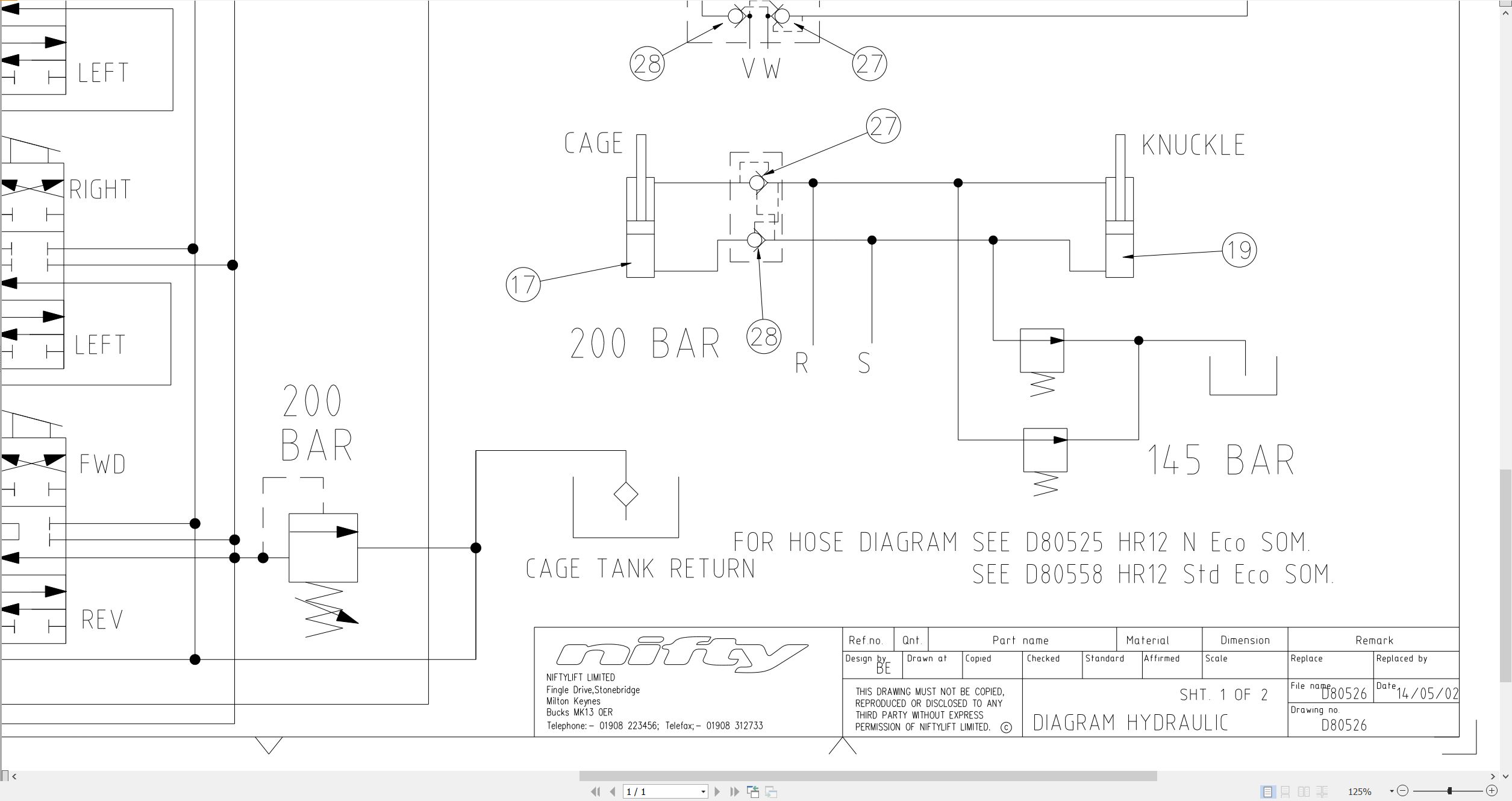 NIFTYLIFT Articulating Boom Lifts HR12N 22131 Operating Parts Manual And Diagram 2011 EN FR (4)