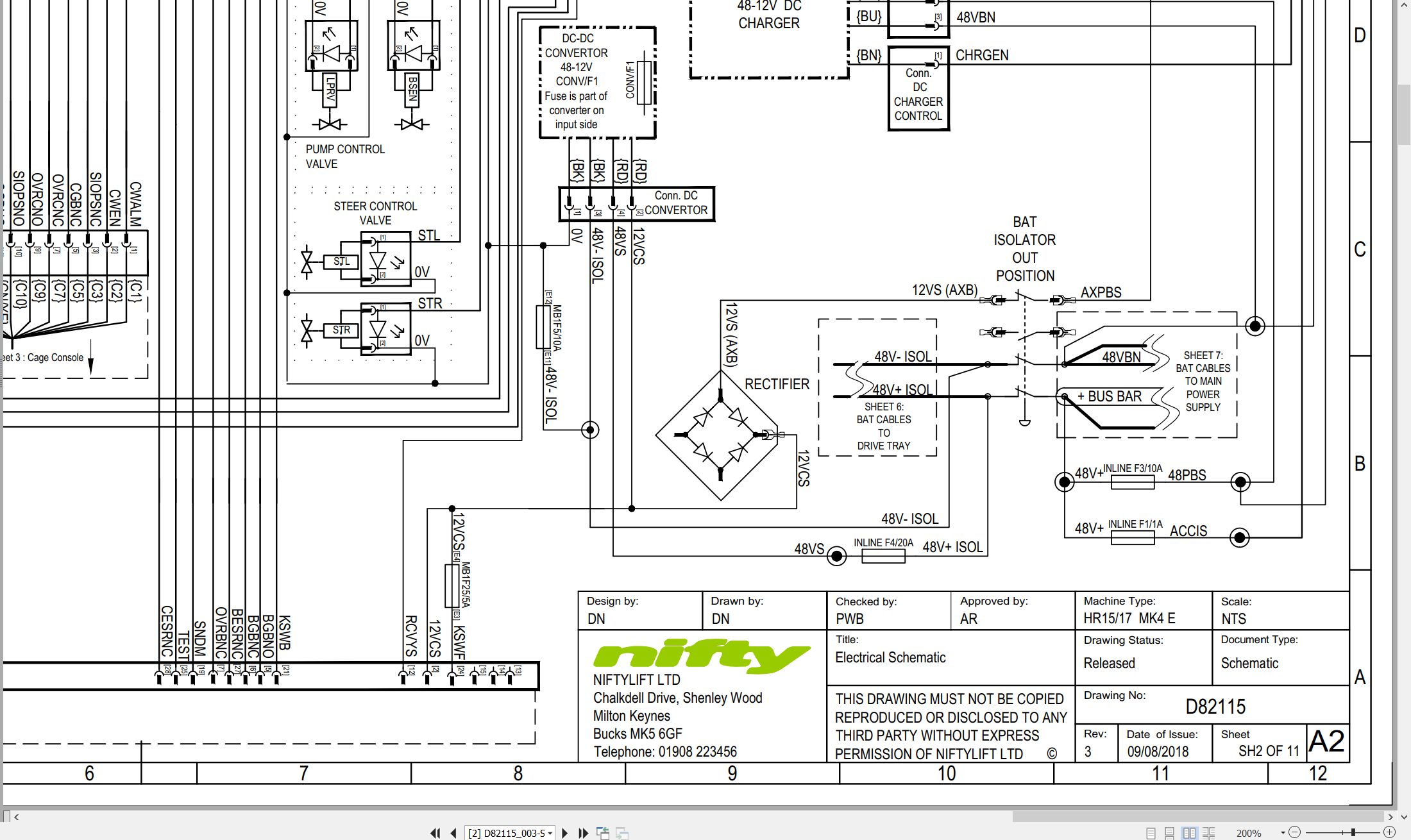 NIFTYLIFT Articulating Boom Lifts HR17N 43920 Operating Service Parts Manual And Diagram 2019 EN HU (3)