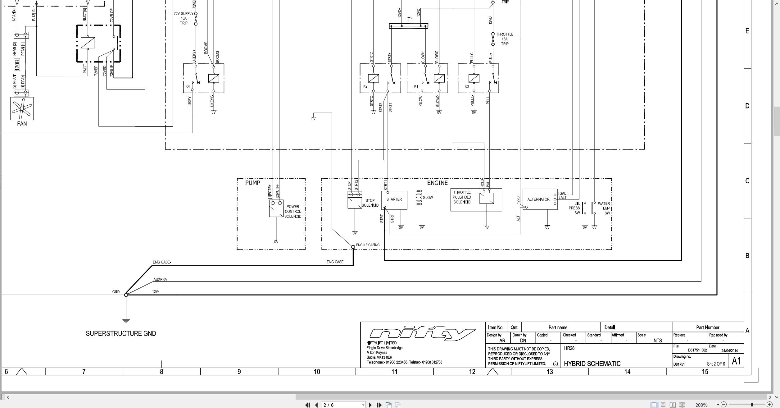 NIFTYLIFT Articulating Boom Lifts HR28 27463 Operating Parts Manual And Diagram 2014 (3)