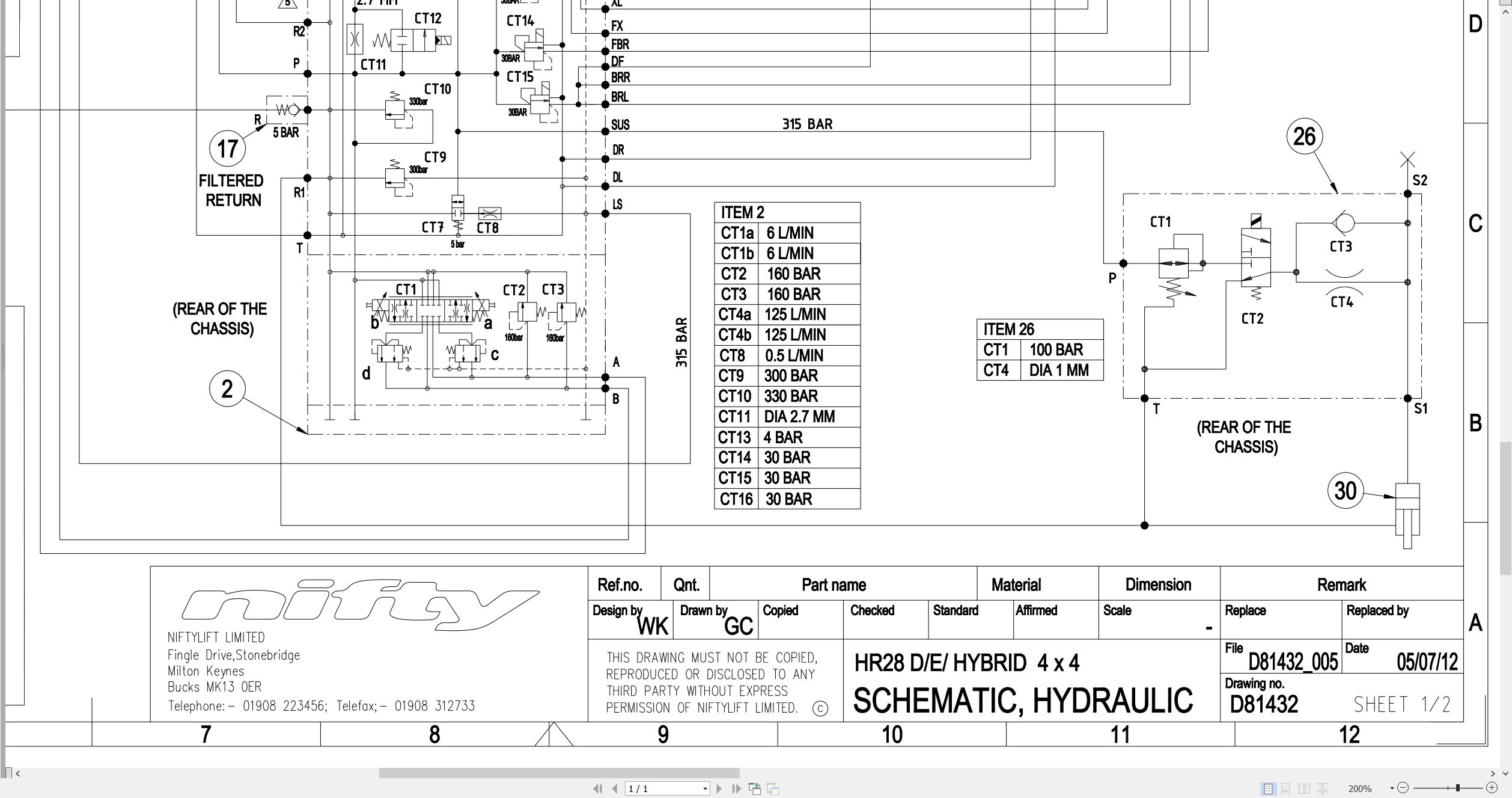 NIFTYLIFT Articulating Boom Lifts HR28 32822 Operating Parts Manual And Diagram 2016 (4)
