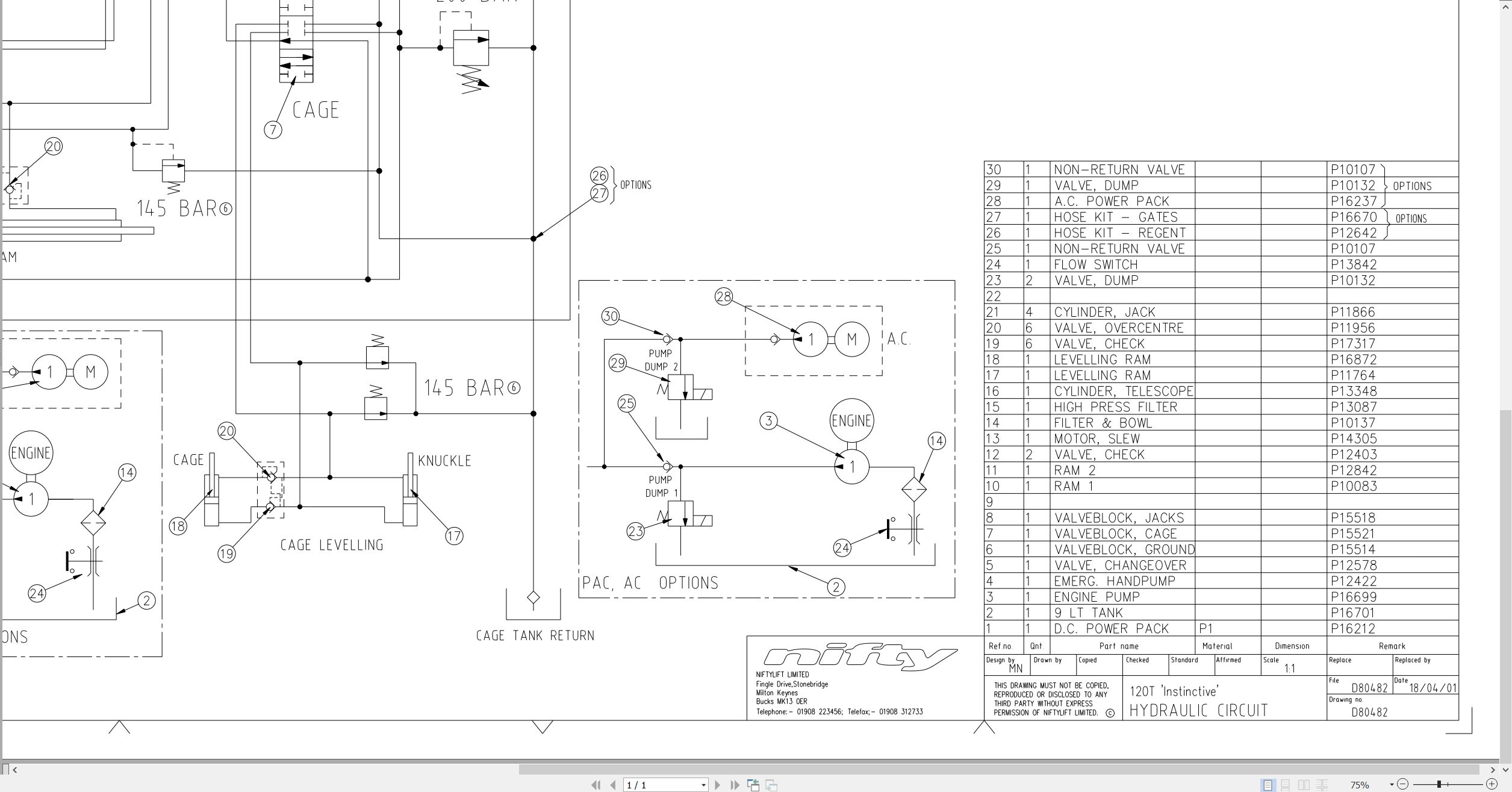 NIFTYLIFT Articulating Boom Lifts N120T 23835 Operating Parts Manual And Diagram 2012 EN NL (4)