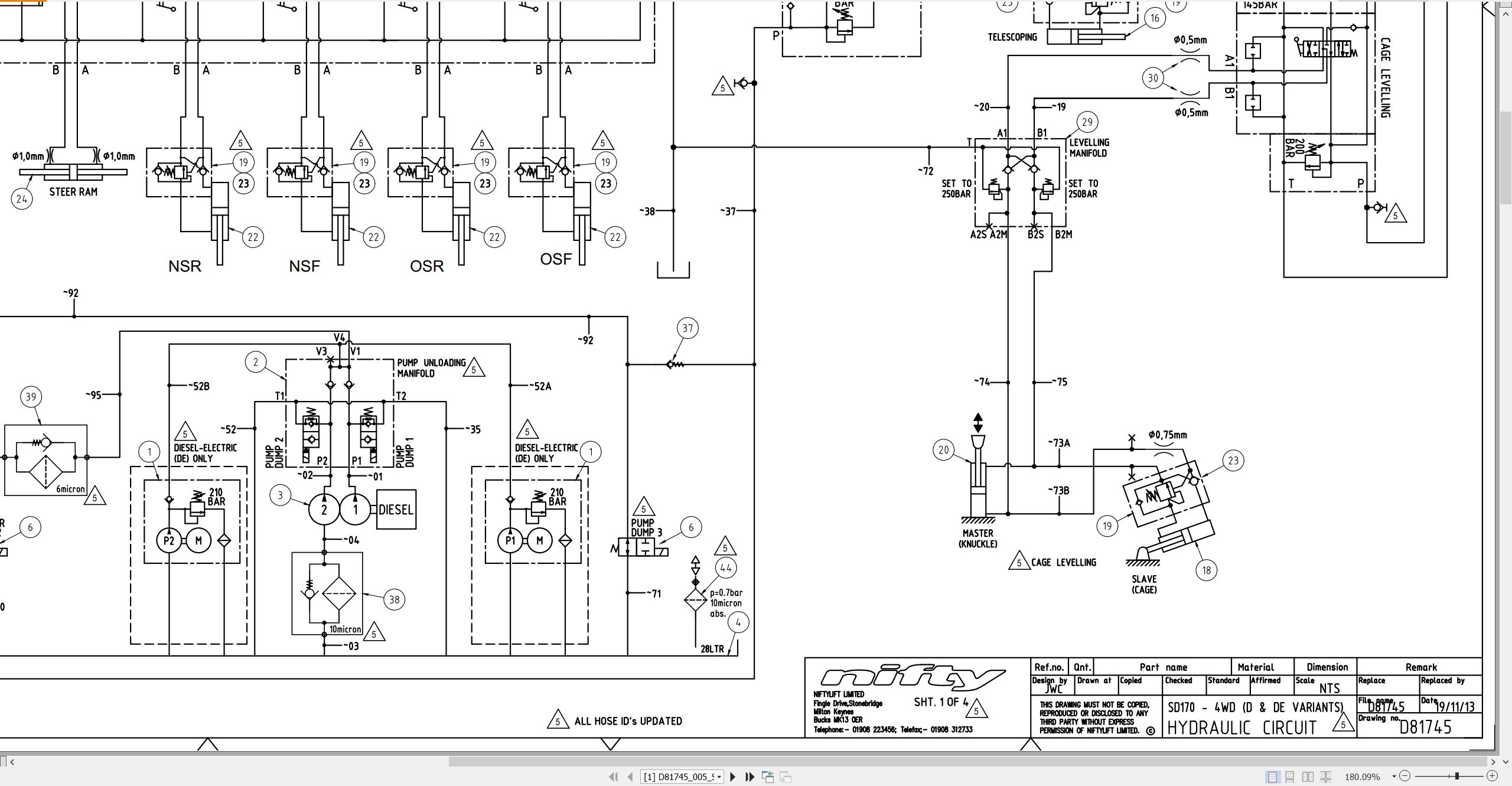 NIFTYLIFT Articulating Boom Lifts SD50 55669 Operating Parts Manual And Diagram 2024 (4)