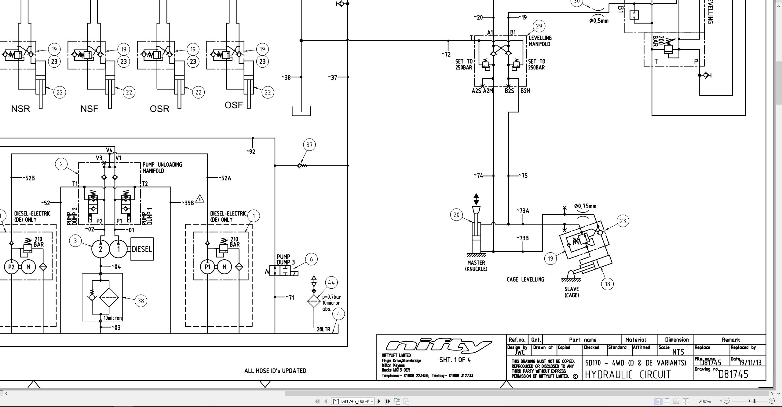 NIFTYLIFT Articulating Boom Lifts SD50 58778 Operating Parts Manual And Diagram 2025 (4)