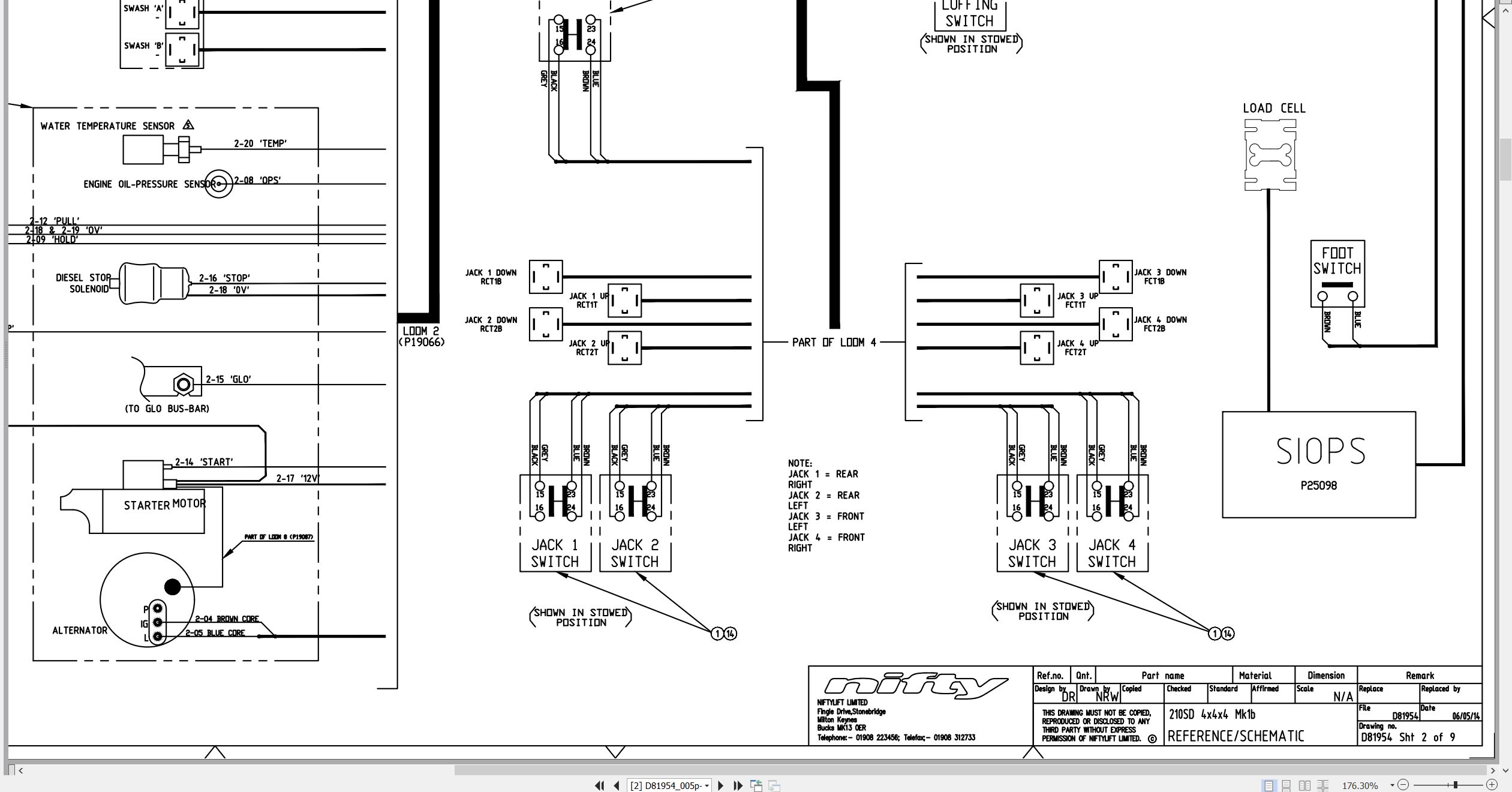 NIFTYLIFT Articulating Boom Lifts SD64 42440 Operating Service Parts Manual And Diagram 2021 (3)