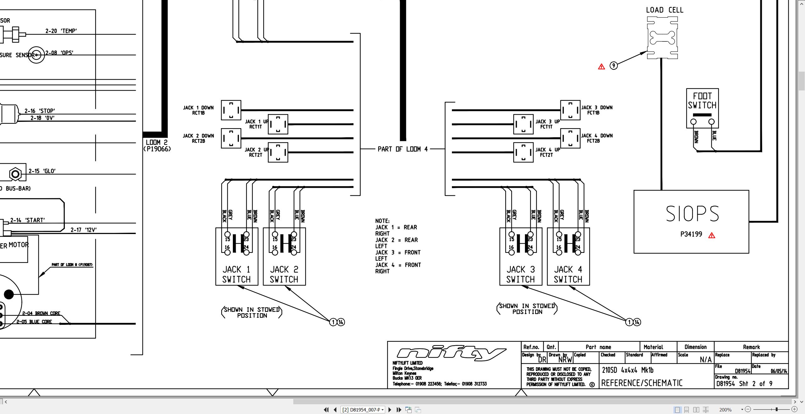 NIFTYLIFT Articulating Boom Lifts SD64 49473 Operating Service Parts Manual And Diagram 2021 (3)