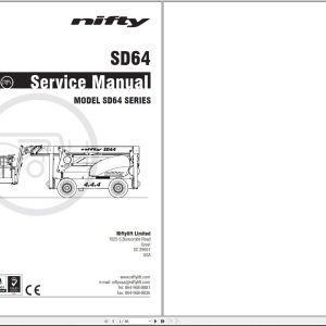 NIFTYLIFT Articulating Boom Lifts SD64 49486 Operating Service Parts Manual And Diagram 2022 (1)