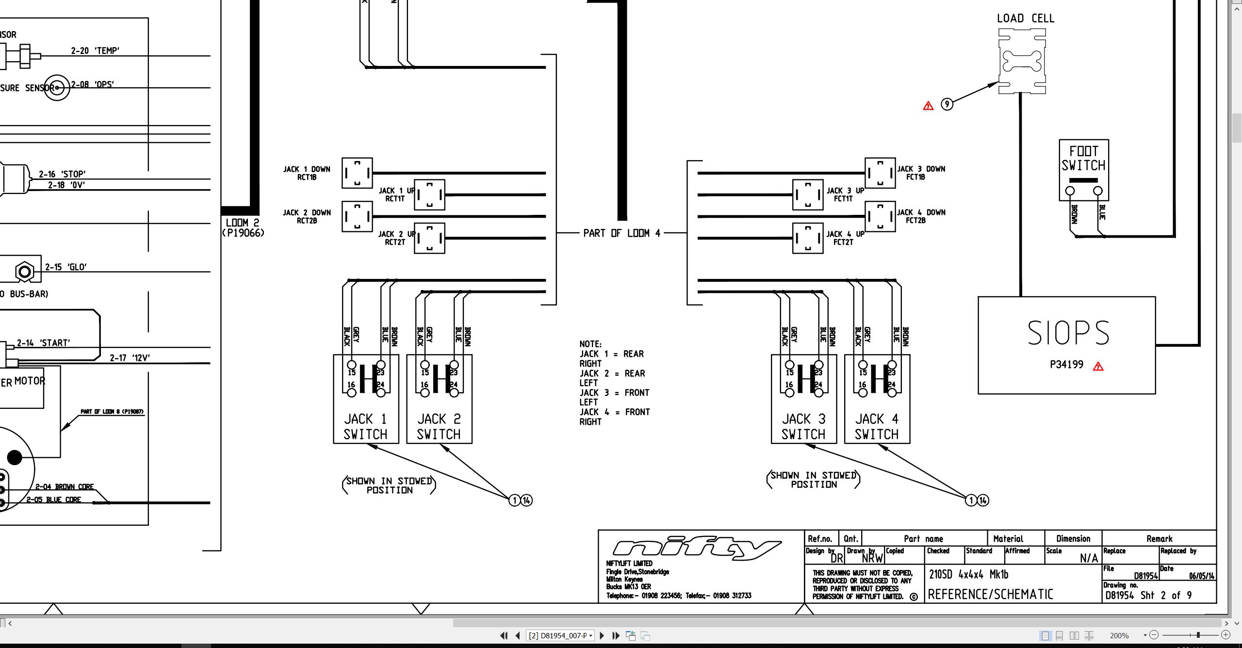 NIFTYLIFT Articulating Boom Lifts SD64 49486 Operating Service Parts Manual And Diagram 2022 (3)