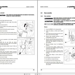 NIFTYLIFT Articulating Boom Lifts SD64 55262 Operating Service Parts Manual And Diagram 2023 (2)