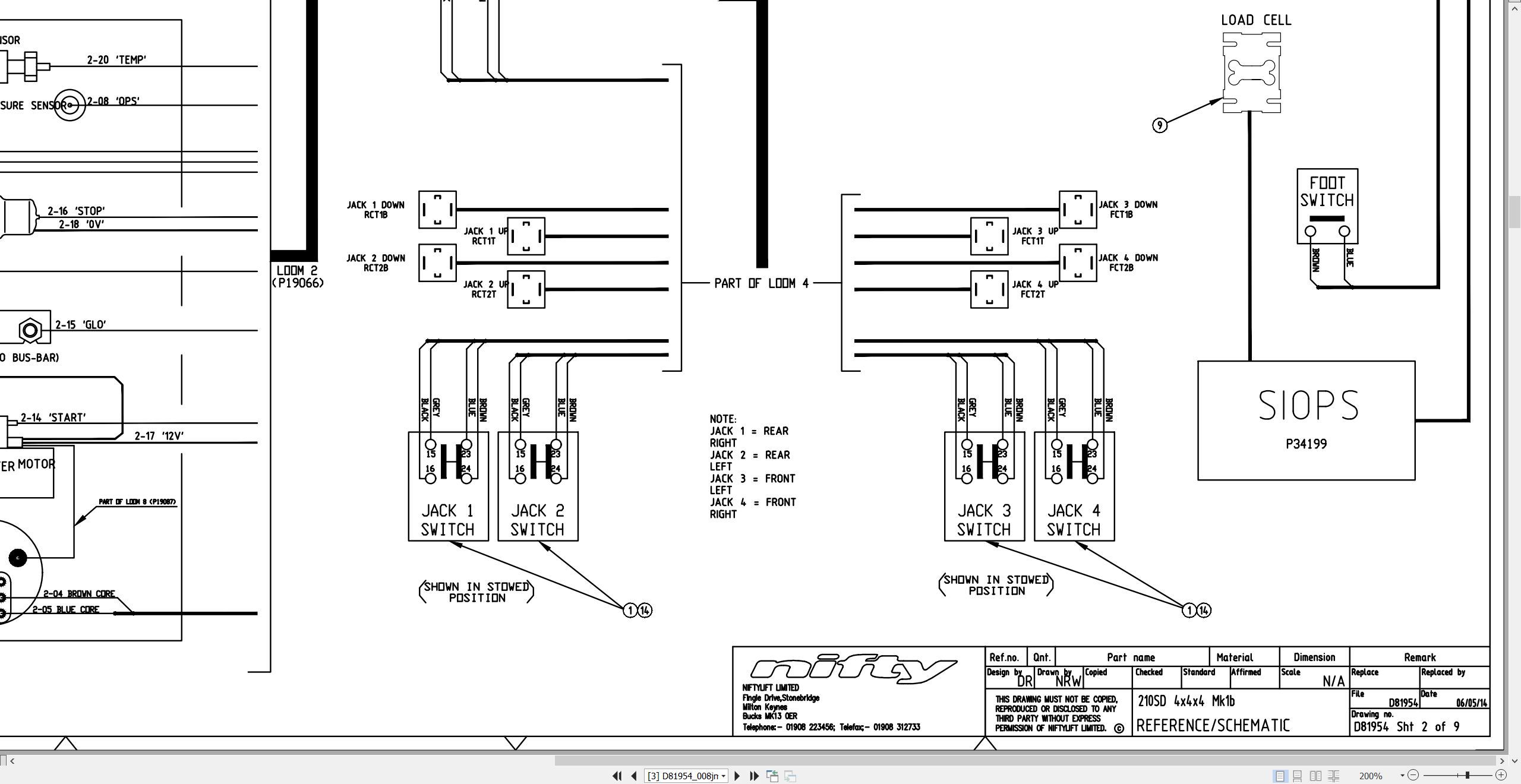 NIFTYLIFT Articulating Boom Lifts SD64 55267 Operating Service Parts Manual And Diagram 2023 (3)
