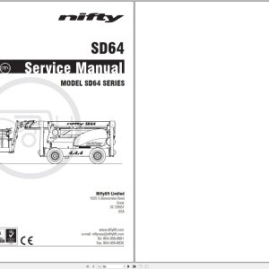 NIFTYLIFT Articulating Boom Lifts SD64 55712 Operating Service Parts Manual And Diagram 2023 (1)