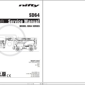 NIFTYLIFT Articulating Boom Lifts SD64 55728 Operating Service Parts Manual And Diagram 2023 (1)