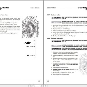 NIFTYLIFT Articulating Boom Lifts SD64 55728 Operating Service Parts Manual And Diagram 2023 (2)