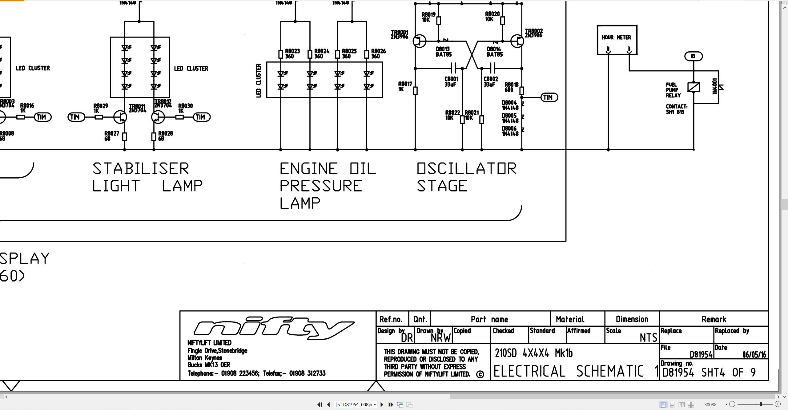 NIFTYLIFT Articulating Boom Lifts SD64 55728 Operating Service Parts Manual And Diagram 2023 (3)
