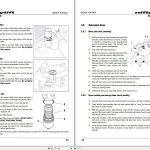NIFTYLIFT Articulating Boom Lifts SD64 56744 Operating Service Parts Manual And Diagram 2024 (2)