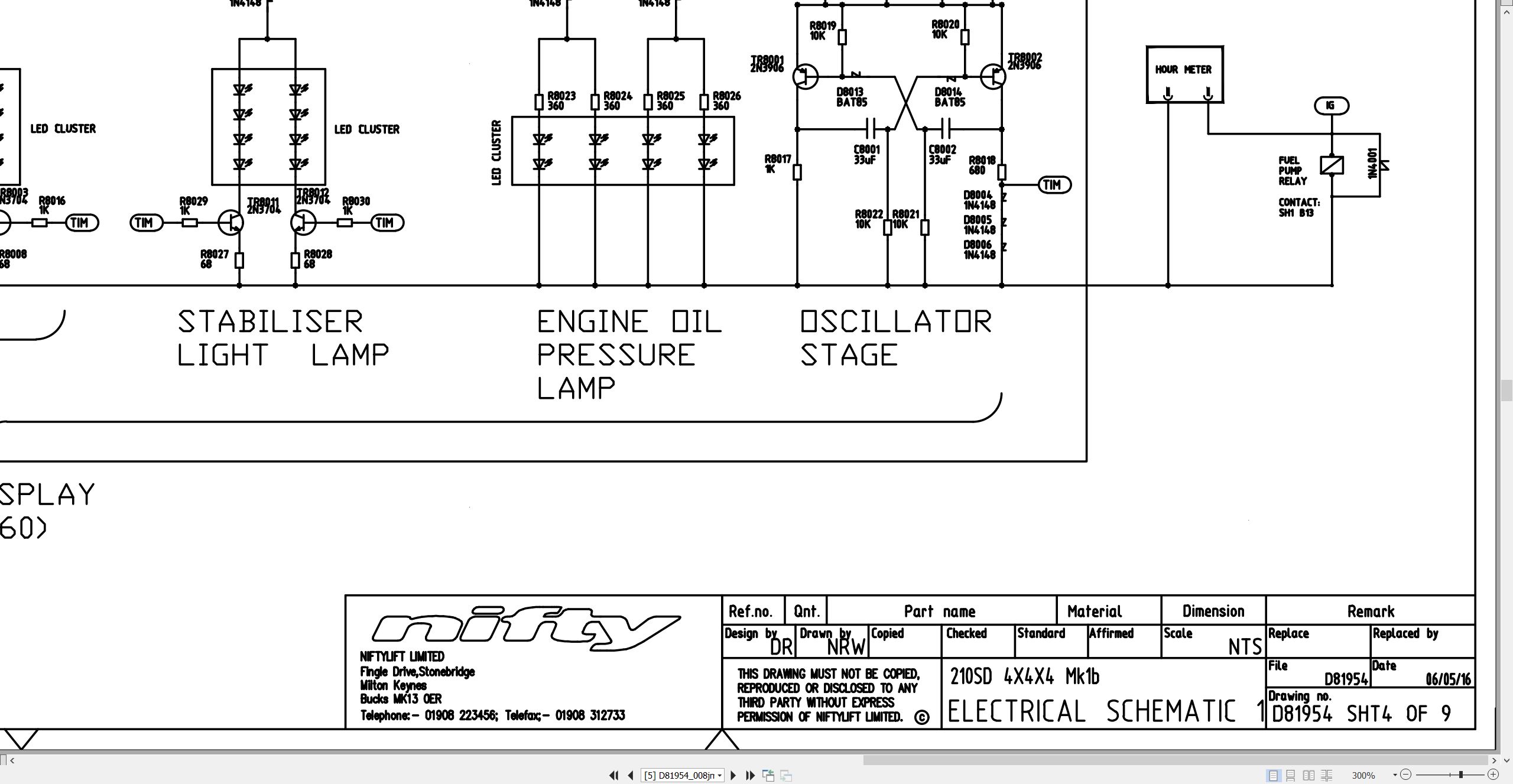 NIFTYLIFT Articulating Boom Lifts SD64 56744 Operating Service Parts Manual And Diagram 2024 (3)