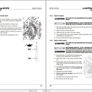 NIFTYLIFT Articulating Boom Lifts SD64 57399 Operating Service Parts Manual And Diagram 2024 (2)