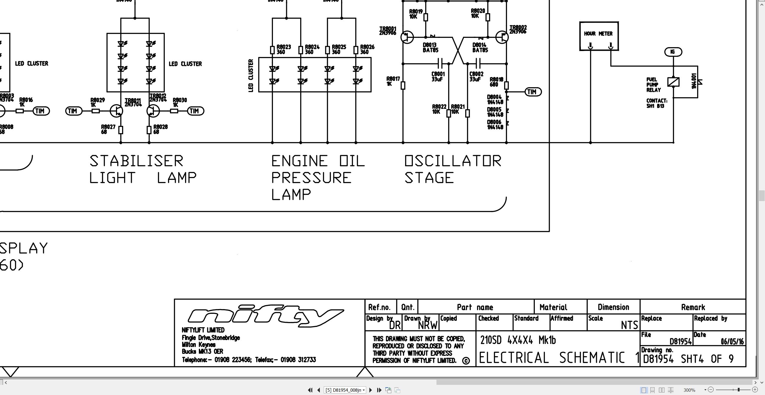 NIFTYLIFT Articulating Boom Lifts SD64 57399 Operating Service Parts Manual And Diagram 2024 (3)