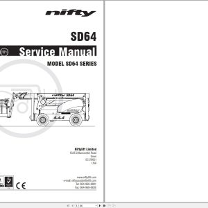 NIFTYLIFT Articulating Boom Lifts SD64 57783 Operating Service Parts Manual And Diagram 2025 (1)