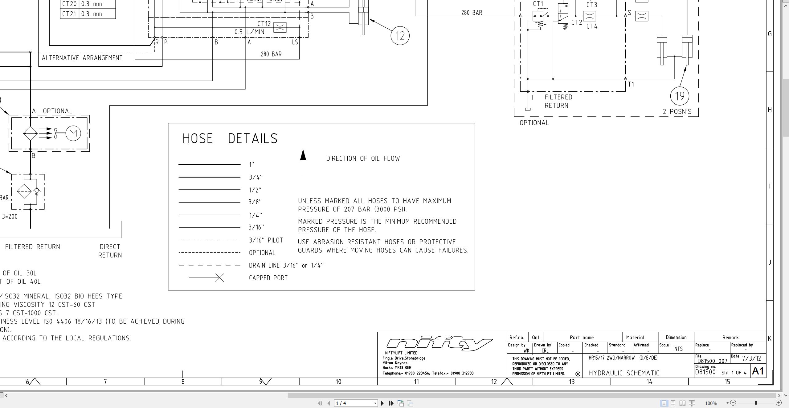 NIFTYLIFT Articulating Boom Lifts SP50 31687 Operating Service Parts Manual And Diagram 2016 (4)