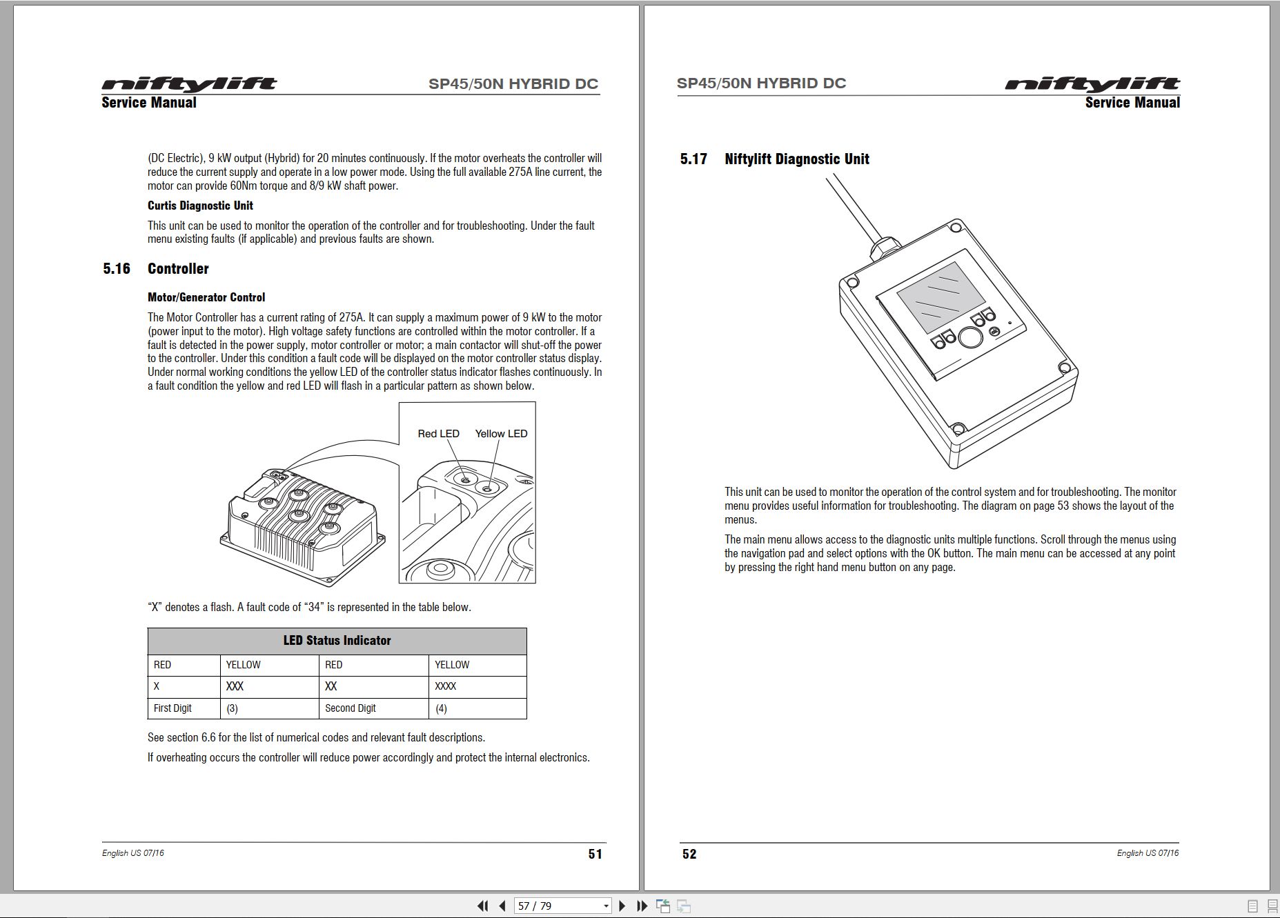 NIFTYLIFT Articulating Boom Lifts SP50 36757 Operating Service Parts Manual And Diagram 2018 (2)