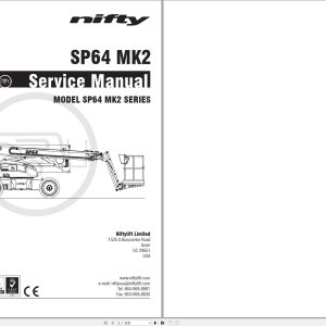 NIFTYLIFT Articulating Boom Lifts SP64 55011 Operating Service Parts Manual And Diagram 2023 (1)