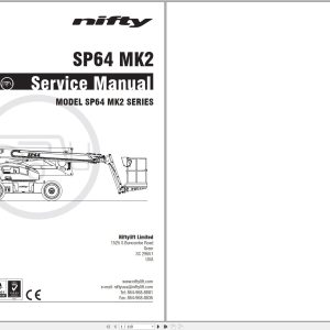 NIFTYLIFT Articulating Boom Lifts SP64 60692 Operating Service Parts Manual And Diagram 2024 (1)