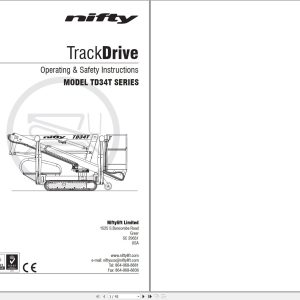 NIFTYLIFT Articulating Boom Lifts TD34T 63839 Operating Parts Manual And Diagram 2025 (1)