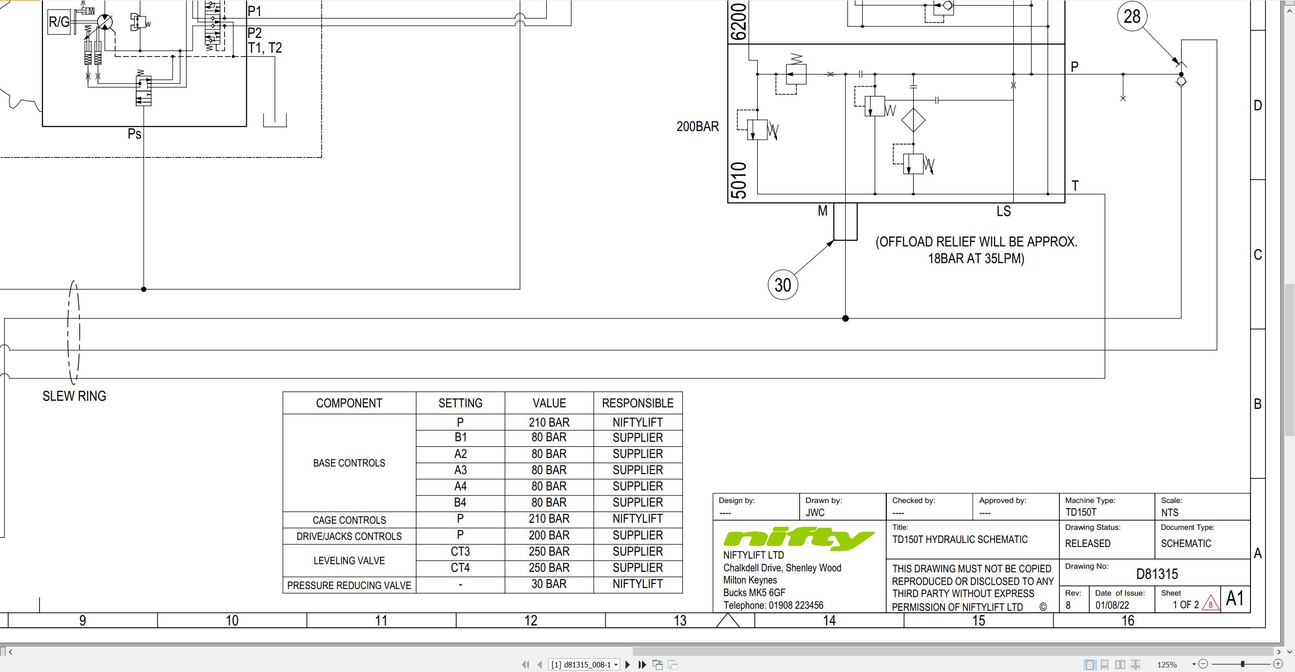 NIFTYLIFT Articulating Boom Lifts TD42T 55751 Operating Service Parts Manual And Diagram 2024 (4)
