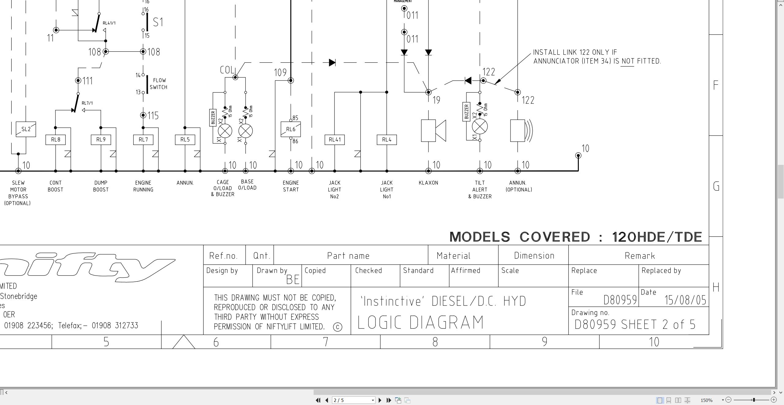 NIFTYLIFT Towable Boom Lifts 120T 26941 Operating Parts Manual And Diagram 2014 (3)