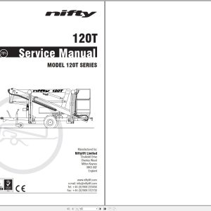 NIFTYLIFT Towable Boom Lifts 120T 43628 Operating Service Parts Manual And Diagram 2019 (1)