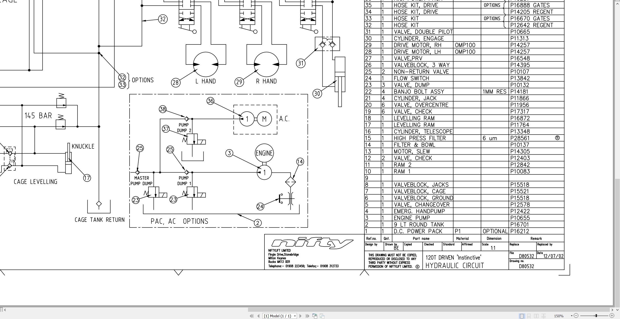 NIFTYLIFT Towable Boom Lifts 120TAC 43631 Operating Service Parts Manual And Diagram 2019 (4)