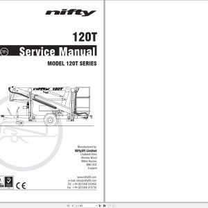 NIFTYLIFT Towable Boom Lifts 120TAC MK1C 43624 Operating Service Parts Manual And Diagram 2019 (1)