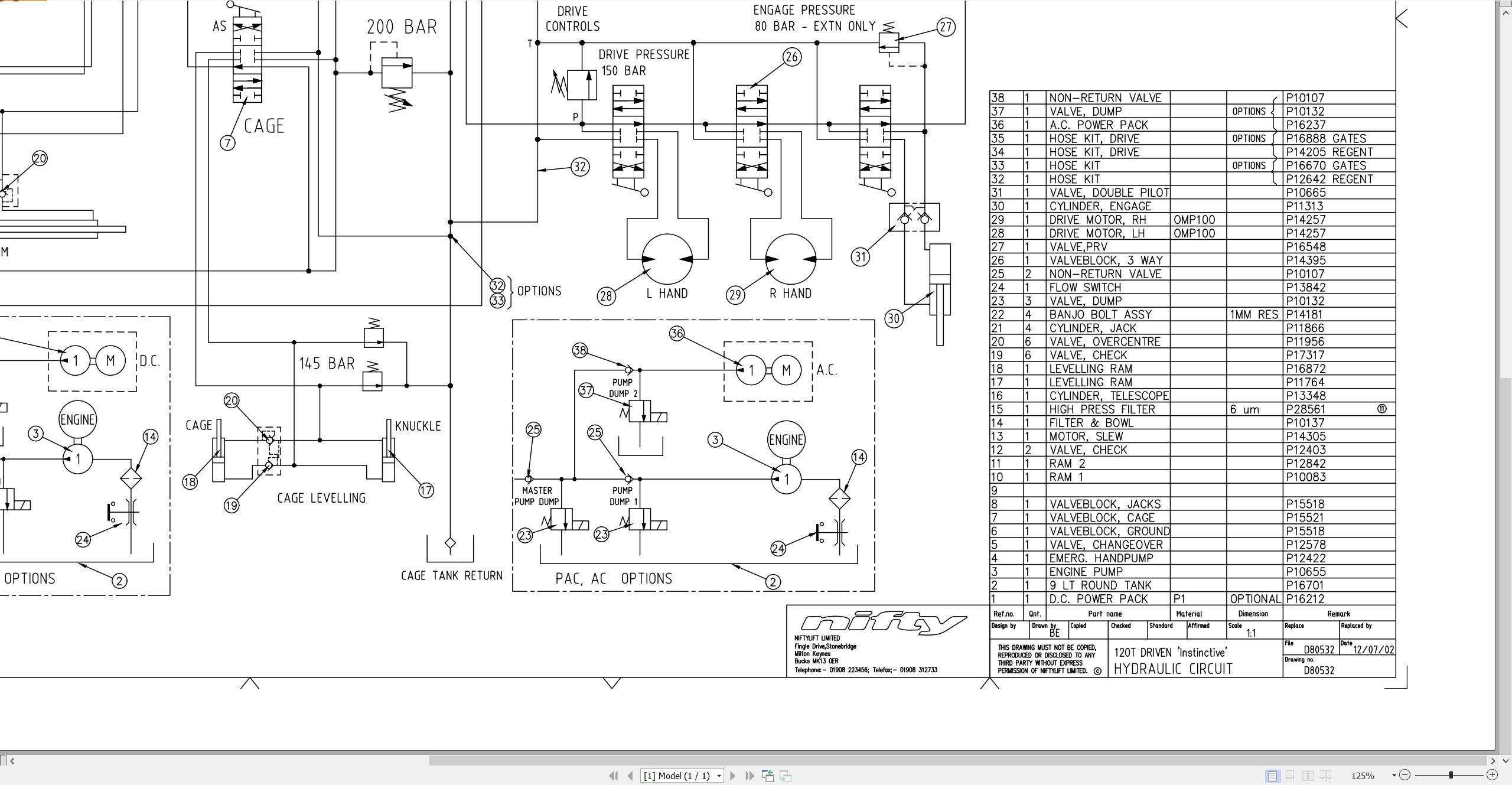 NIFTYLIFT Towable Boom Lifts 120TAC MK1C 43624 Operating Service Parts Manual And Diagram 2019 (4)