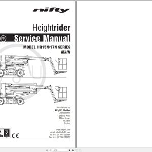 NIFTYLIFT Towable Boom Lifts 120TE 32827 Operating Service Parts Manual And Diagram 2019 (1)