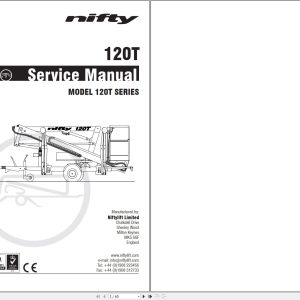 NIFTYLIFT Towable Boom Lifts 120TE 41304 Operating Service Parts Manual And Diagram 2019 EN NL (1)