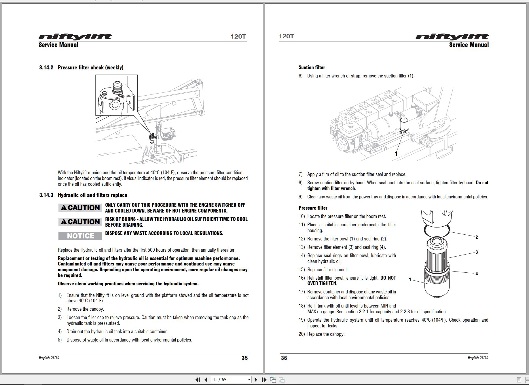 NIFTYLIFT Towable Boom Lifts 120TE 41304 Operating Service Parts Manual And Diagram 2019 EN NL (2)