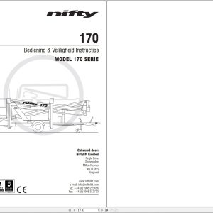 NIFTYLIFT Towable Boom Lifts 170 23546 Operating Parts Manual And Diagram 2012 EN NL (1)