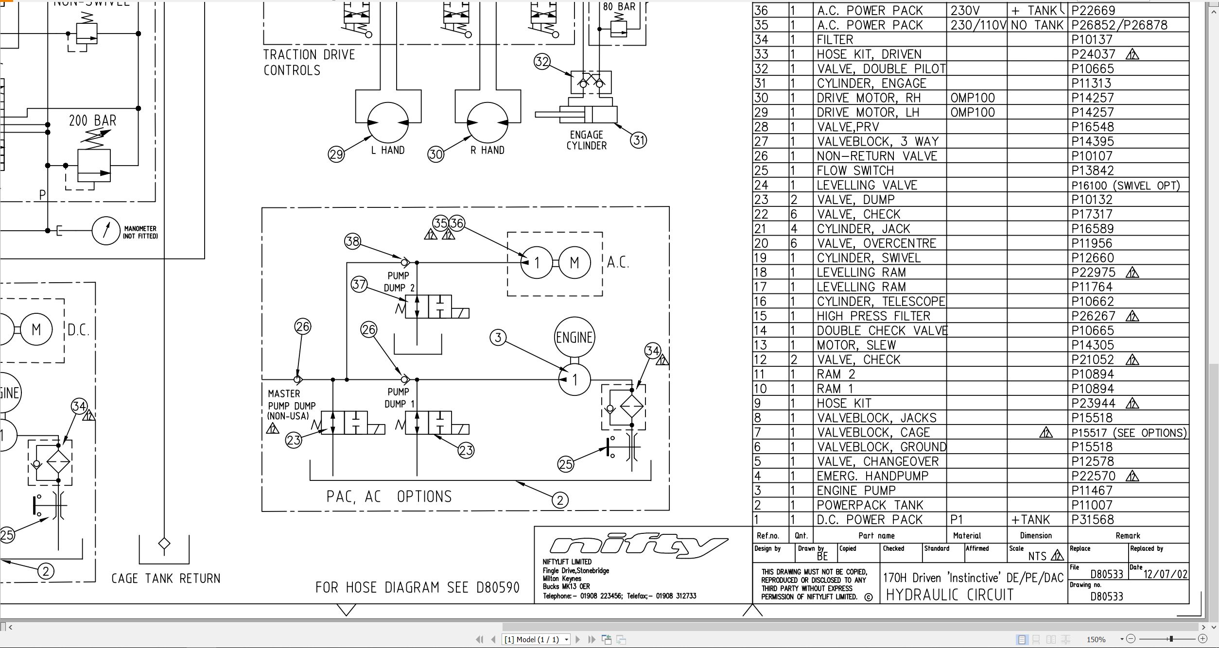 NIFTYLIFT Towable Boom Lifts 170 45554 Operating Service Parts Manual And Diagram 2020 (4)
