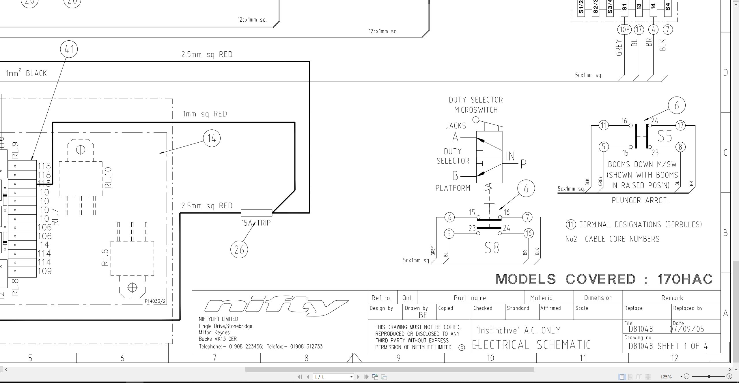 NIFTYLIFT Towable Boom Lifts 170HAC 22996 Operating Parts Manual And Diagram 2012 EN NL (3)