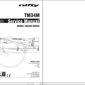 NIFTYLIFT Towable Boom Lifts TM34 63370 Operating Service Parts Manual And Diagram 2025 (1)