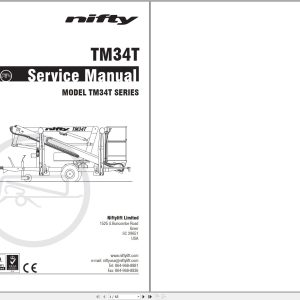 NIFTYLIFT Towable Boom Lifts TM34T 57482 Operating Service Parts Manual And Diagram 2024 (1)