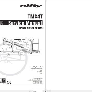 NIFTYLIFT Towable Boom Lifts TM34T 57856 Operating Service Parts Manual And Diagram 2023 (1)